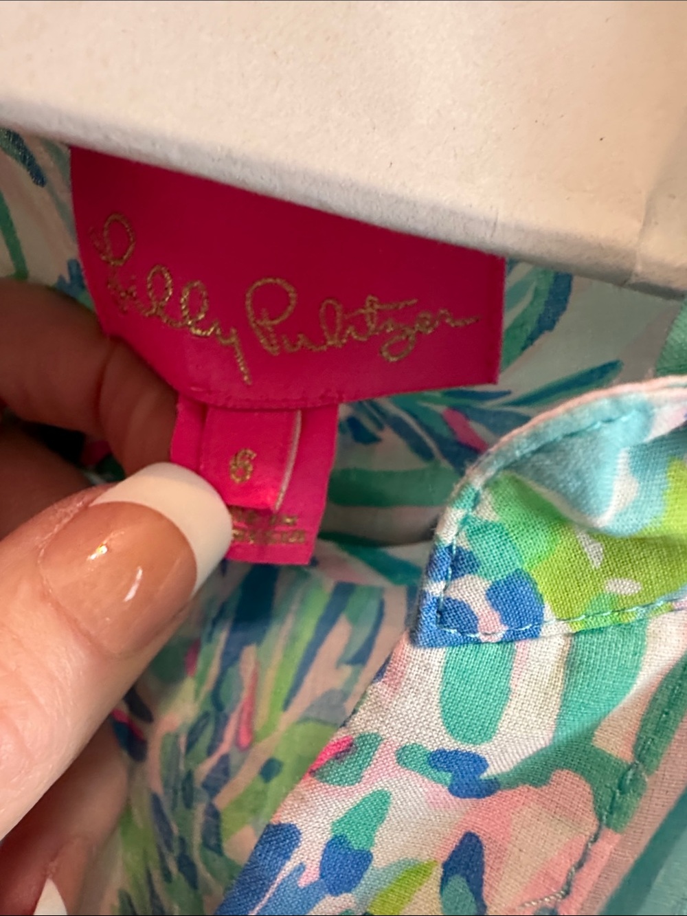 Lilly Pulitzer Light Blue Floral Maxi Shirt Dress - Picture 3 of 5